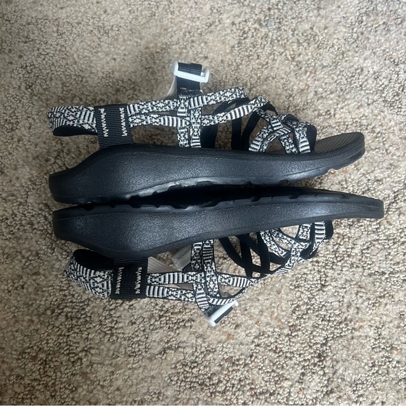 Chaco Black and White Sandals - Picture 8 of 9